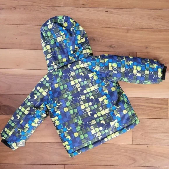 Kamik Kids Puffer Jacket - Blue and Green